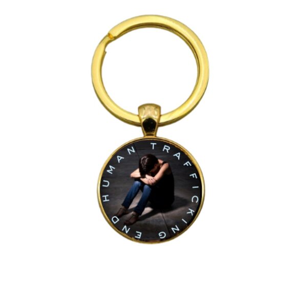 END HUMAN TRAFFICKING #2 CUSTOM KEY RING - Picture 3 of 6